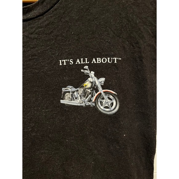 Vintage Y2K biker graphic tee - Picture 2 of 5